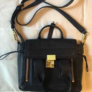 3.1 Phillip Lim Mini Pashli Satchel Navy